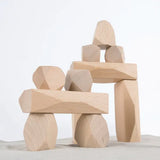 Stacking Wooden Blocks - 20 pieces - Modern Teaching Aids NZ