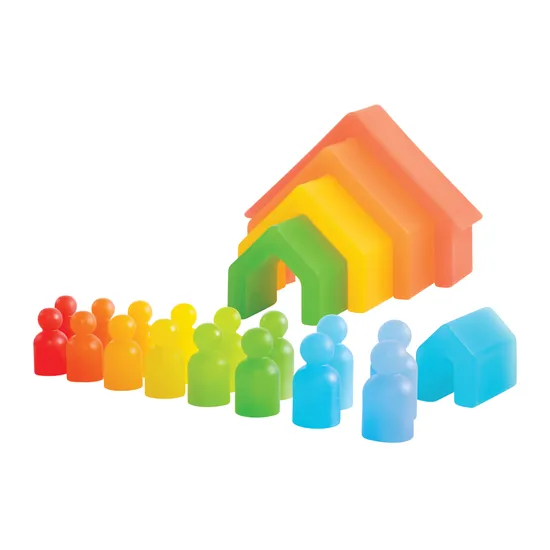 Discovery People and Houses Set - Modern Teaching Aids NZ