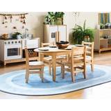 Blue Oval Rug - 274 (L) x 183 (W) cm - Modern Teaching Aids NZ