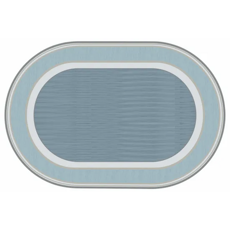 Blue Oval Rug - 274 (L) x 183 (W) cm - Modern Teaching Aids NZ