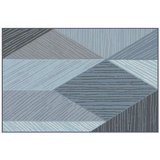 Blue Geometric Rug - 274 (L) x 183 (W) cm - Modern Teaching Aids NZ