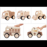 Guidecraft Wooden Play Vehicles Set of 5 - Modern Teaching Aids NZ