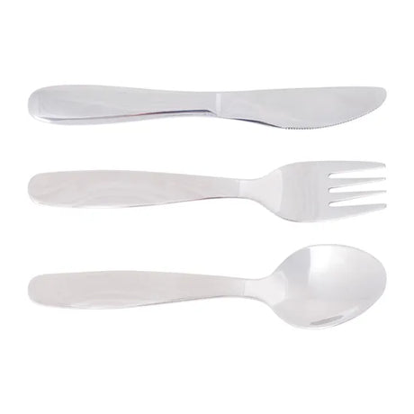 Kids Stainless Steel Cutlery Set - Modern Teaching Aids NZ