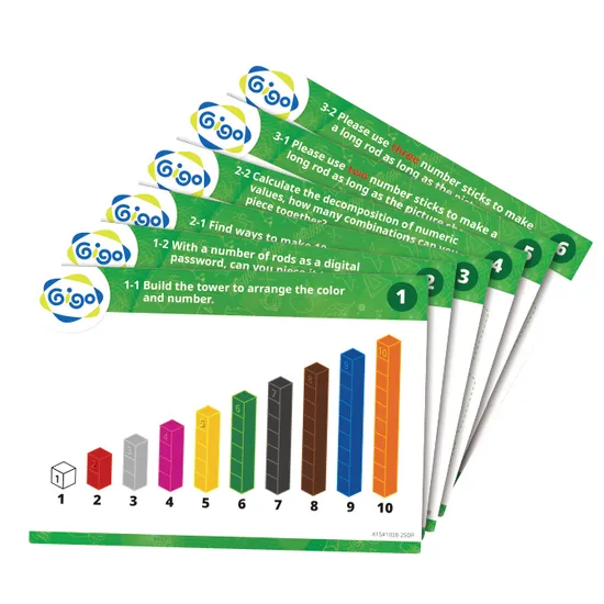 Number Sticks - Cuisenaire Rods & Activity Cards - Modern Teaching Aids NZ