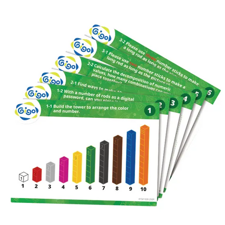 Number Sticks - Cuisenaire Rods & Activity Cards - Modern Teaching Aids NZ