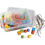 Giant Lacing Beads - Box of 100 - Modern Teaching Aids NZ