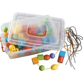Giant Lacing Beads - Box of 100 - Modern Teaching Aids NZ