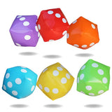 Colourful Inflatable Dice - 6 Pieces - Modern Teaching Aids NZ