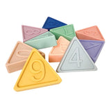 Silicone Triangle Stacker Blocks Macaron 10 Pieces - Modern Teaching Aids NZ