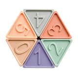 Silicone Triangle Stacker Blocks Macaron 10 Pieces - Modern Teaching Aids NZ