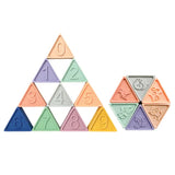 Silicone Triangle Stacker Blocks Macaron 10 Pieces - Modern Teaching Aids NZ