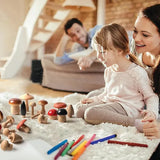 Wooden Sensory Mushrooms 15 Pieces - Modern Teaching Aids NZ