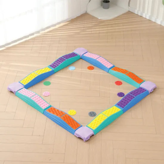 Tactile Balance Stones & Beams 20 Pieces - Modern Teaching Aids NZ