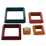 Silicone Stacking Pyramid Blocks 12 Pieces - Modern Teaching Aids NZ