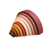 Silicone Rainbow Stacker Skin Tones 10 Pieces - Modern Teaching Aids NZ