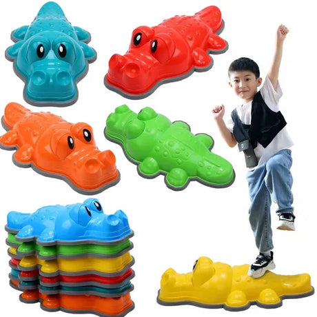 Crocodile Balance Stones Set of 6 - Modern Teaching Aids NZ
