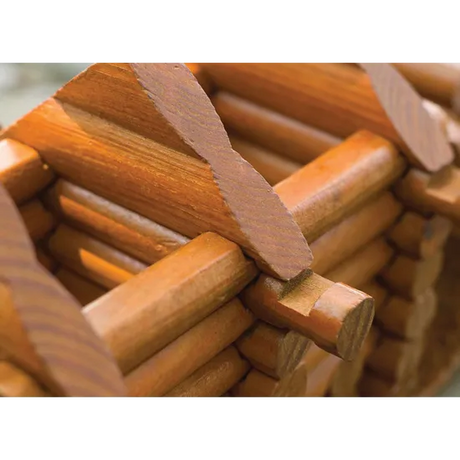 Wooden Cabin Blocks Set of 165 Piecs - Modern Teaching Aids NZ