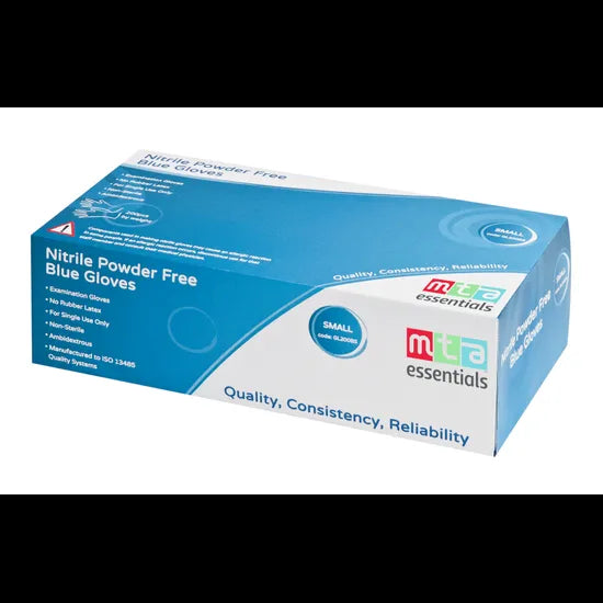 Nitrile Gloves Blue Medium - Pack of 100 - Modern Teaching Aids NZ