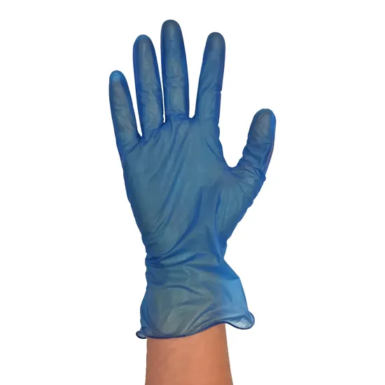 Vinyl Gloves Blue Medium - Pack of 100 - Modern Teaching Aids NZ