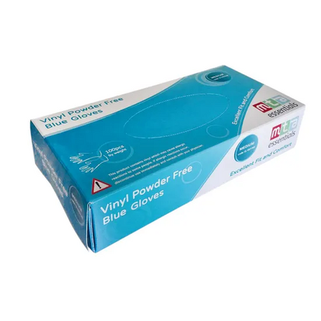 Vinyl Gloves Blue Medium - Pack of 100 - Modern Teaching Aids NZ
