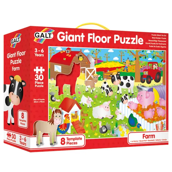 Galt - Farm Giant Floor Puzzle - 30pcs - Modern Teaching Aids NZ