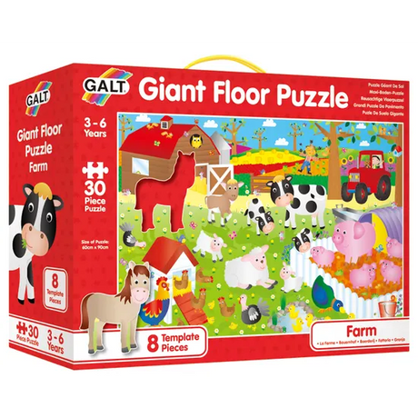 Galt - Farm Giant Floor Puzzle - 30pcs - Modern Teaching Aids NZ