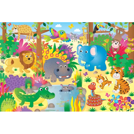 Galt - Jungle Giant Floor Puzzle - 30pcs - Modern Teaching Aids NZ