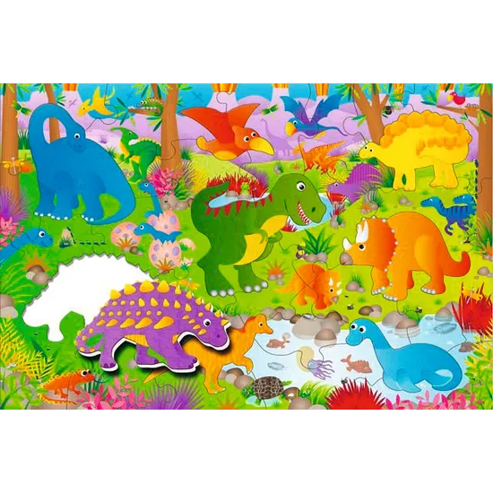 Galt - Dinosaurs Giant Floor Puzzle - 30pcs - Modern Teaching Aids NZ