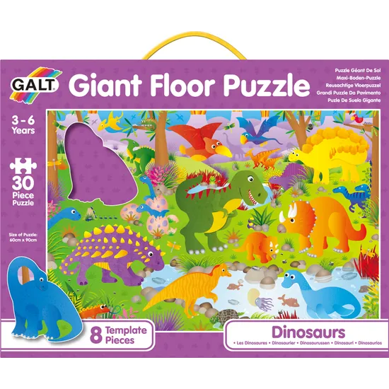 Galt - Dinosaurs Giant Floor Puzzle - 30pcs - Modern Teaching Aids NZ