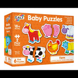 Galt - Baby Puzzles - Farm - 2 Piecess - Modern Teaching Aids NZ