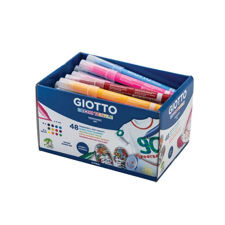 Giotto Fabric Markers - Pack of 48 - Modern Teaching Aids NZ