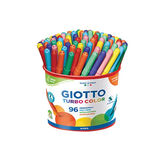 Giotto Turbo Coloured Markers - Pack of 96 - Modern Teaching Aids NZ