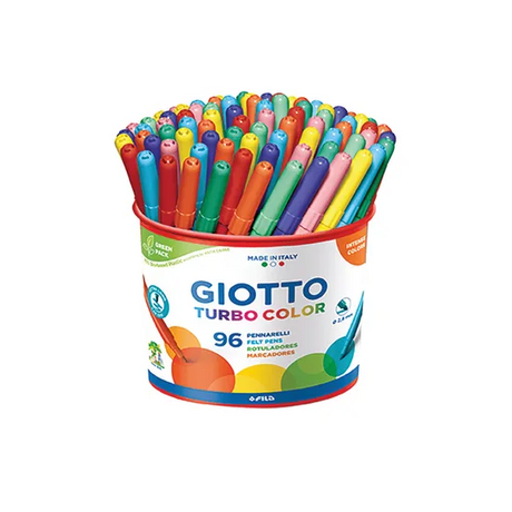 Giotto Turbo Coloured Markers - Pack of 96 - Modern Teaching Aids NZ