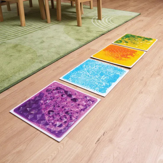3D Liquid Floor Tiles Set of 4