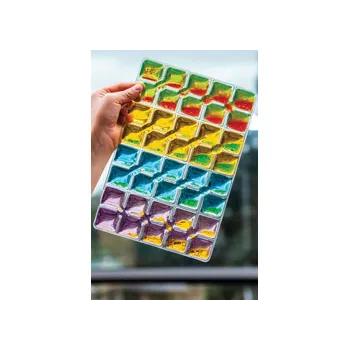 Rainbow Squares Sensory Pads Set of 4 - Modern Teaching Aids NZ