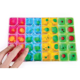 Rainbow Squares Sensory Pads Set of 4 - Modern Teaching Aids NZ
