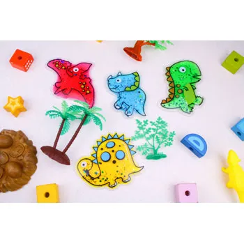 Teachables - Liquid Filled Sensory Dinosaurs - 8  Pieces - Modern Teaching Aids NZ