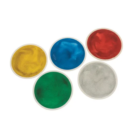 Glitter Liquid Floor Tile - Round - Pack of 5 - Modern Teaching Aids NZ