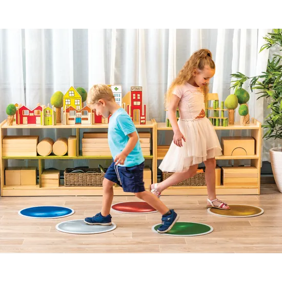 Glitter Liquid Floor Tile - Round - Pack of 10