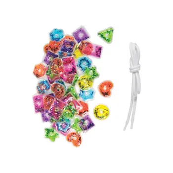 Liquid Filled Sensory Lacing Shapes Set - Modern Teaching Aids NZ