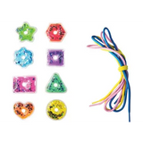 Liquid Filled Sensory Lacing Shapes Set - Modern Teaching Aids NZ