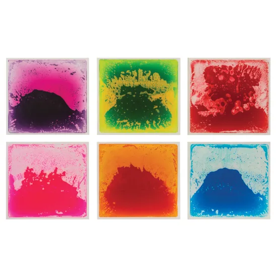 Sensory Liquid Floor Tile Super Set - Set of 16 - Modern Teaching Aids NZ