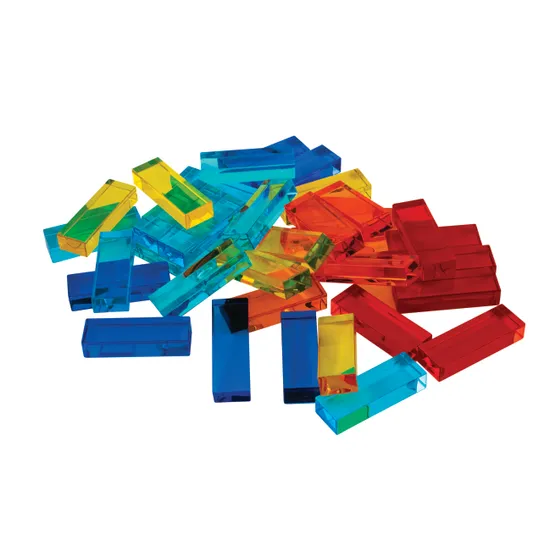Teachables - Acrylic Stacking Blocks - Set of 36 - Modern Teaching Aids NZ