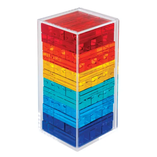 Teachables - Acrylic Stacking Blocks - Set of 36 - Modern Teaching Aids NZ