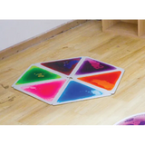 Sensory Liquid Floor Tiles - Triangle - Pack of 6 - Modern Teaching Aids NZ