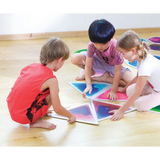 Sensory Liquid Floor Tiles - Triangle - Pack of 6 - Modern Teaching Aids NZ