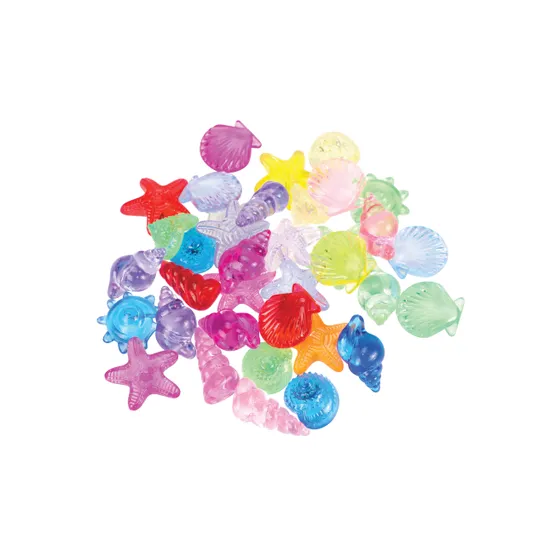 Teachables - Transparent Shells - 36 pieces - Modern Teaching Aids NZ