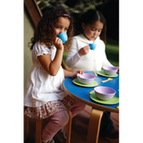 Green Toys Dinner Dish Set Recycled Plastic - 24 Pieces - Modern Teaching Aids NZ