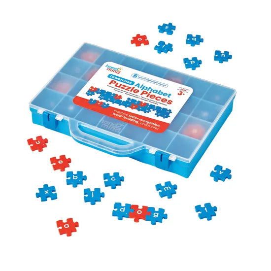 Lowercase Alphabet Puzzle Pieces