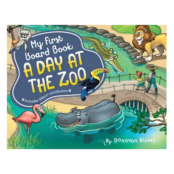 My First Board Book: A Day at the Zoo - Modern Teaching Aids NZ